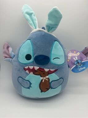 Original Squishmallows Disney Stitch Bunny Ears 9" Plush 2026 Easter Stuffed New